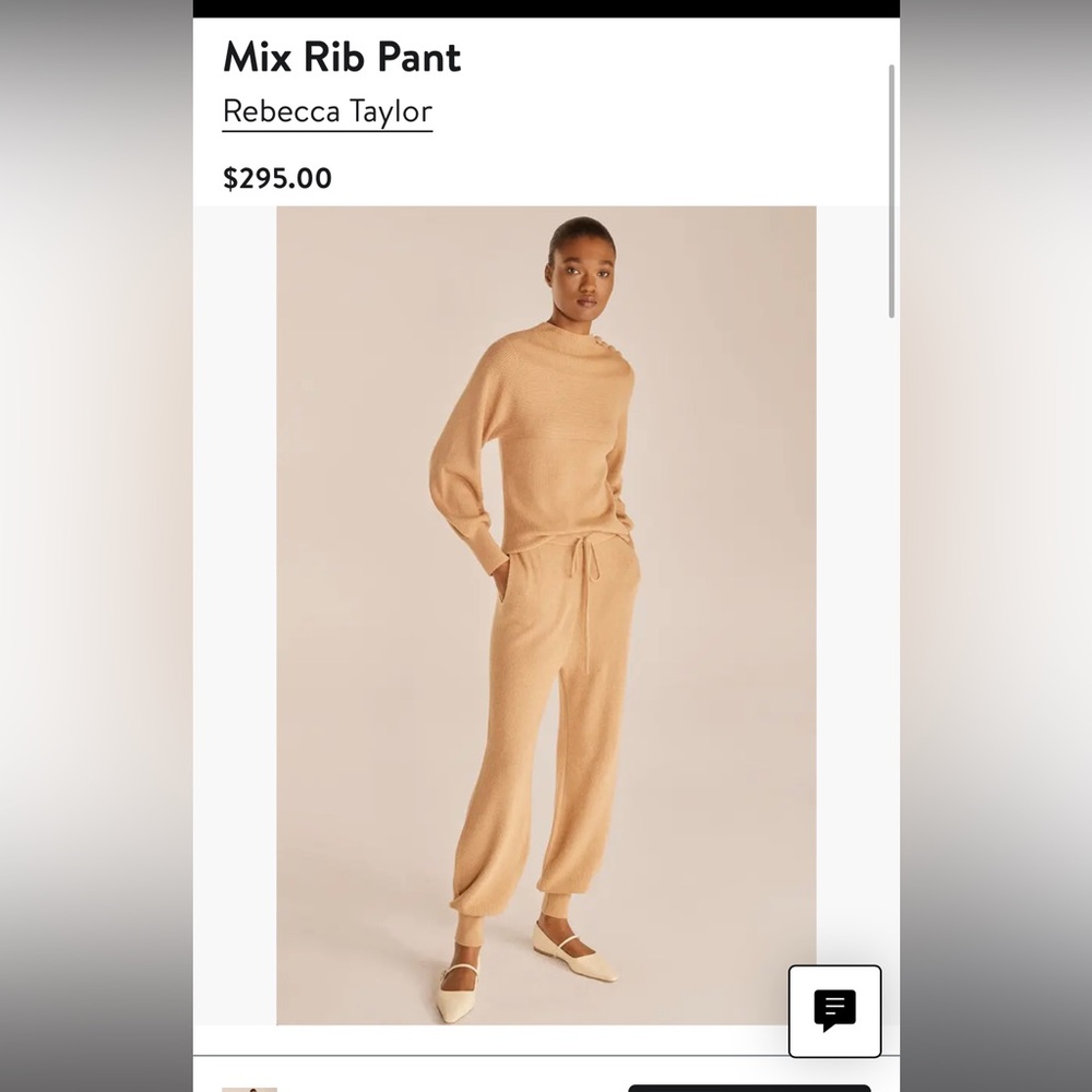 Rebecca Taylor Mix Rib Pant